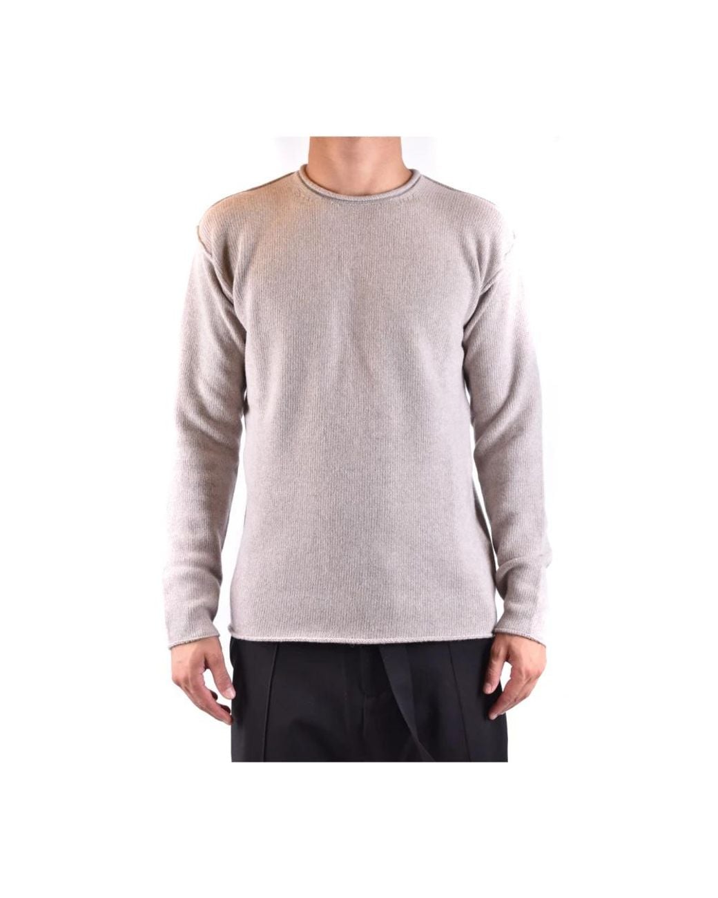 Isabel Benenato Purple Round-Neck Knitwear for men
