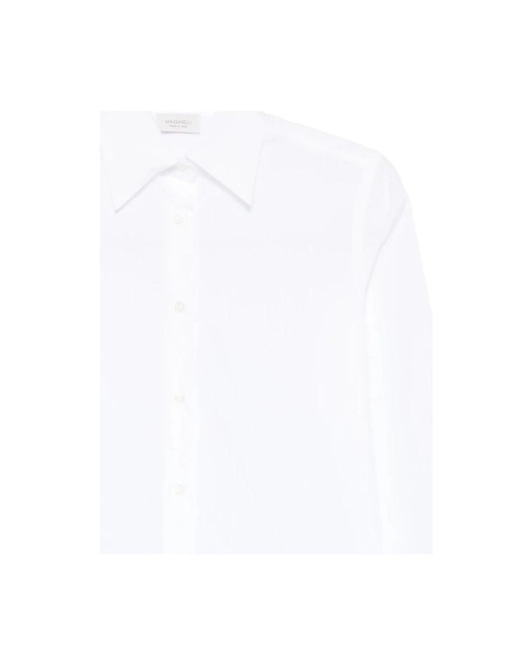 Mazzarelli White Casual Shirts