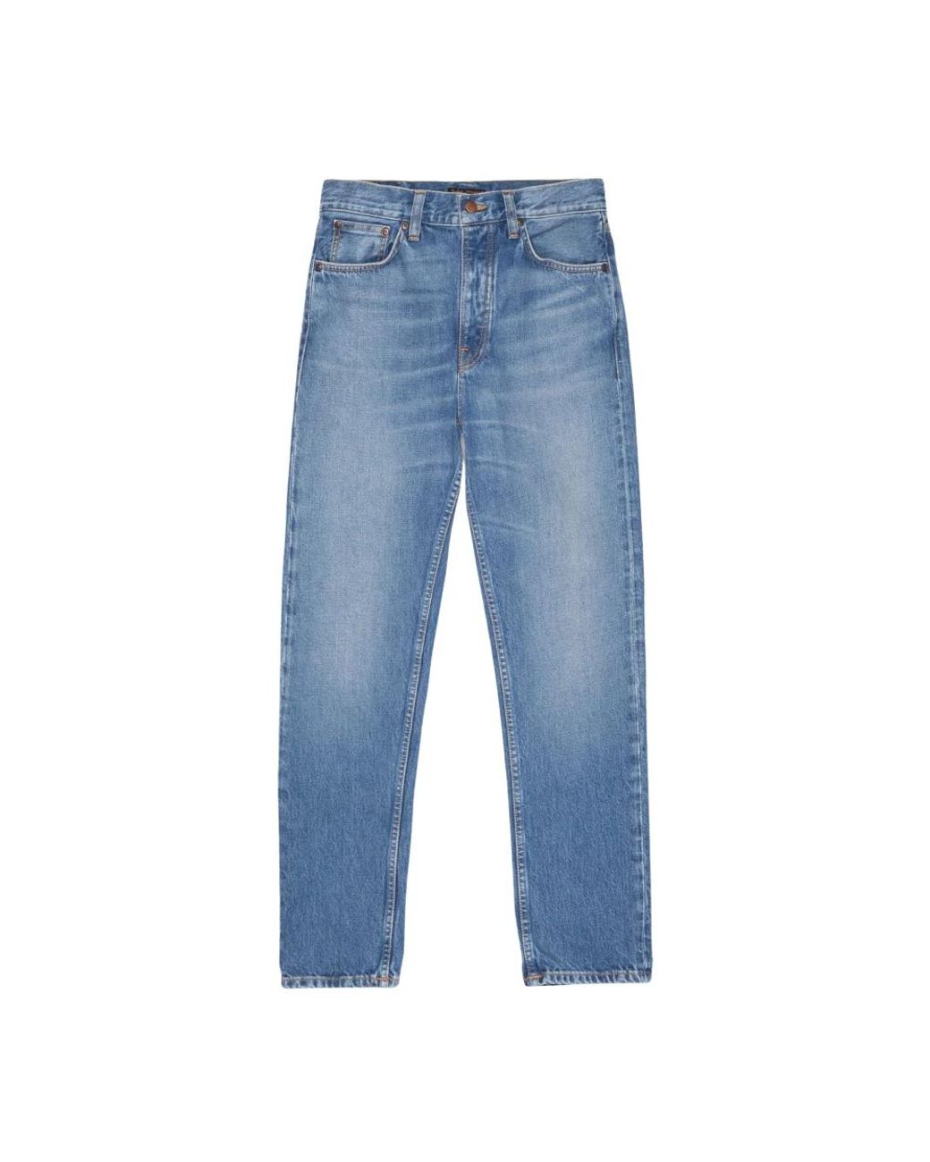 Nudie Jeans Blue Straight Jeans for men