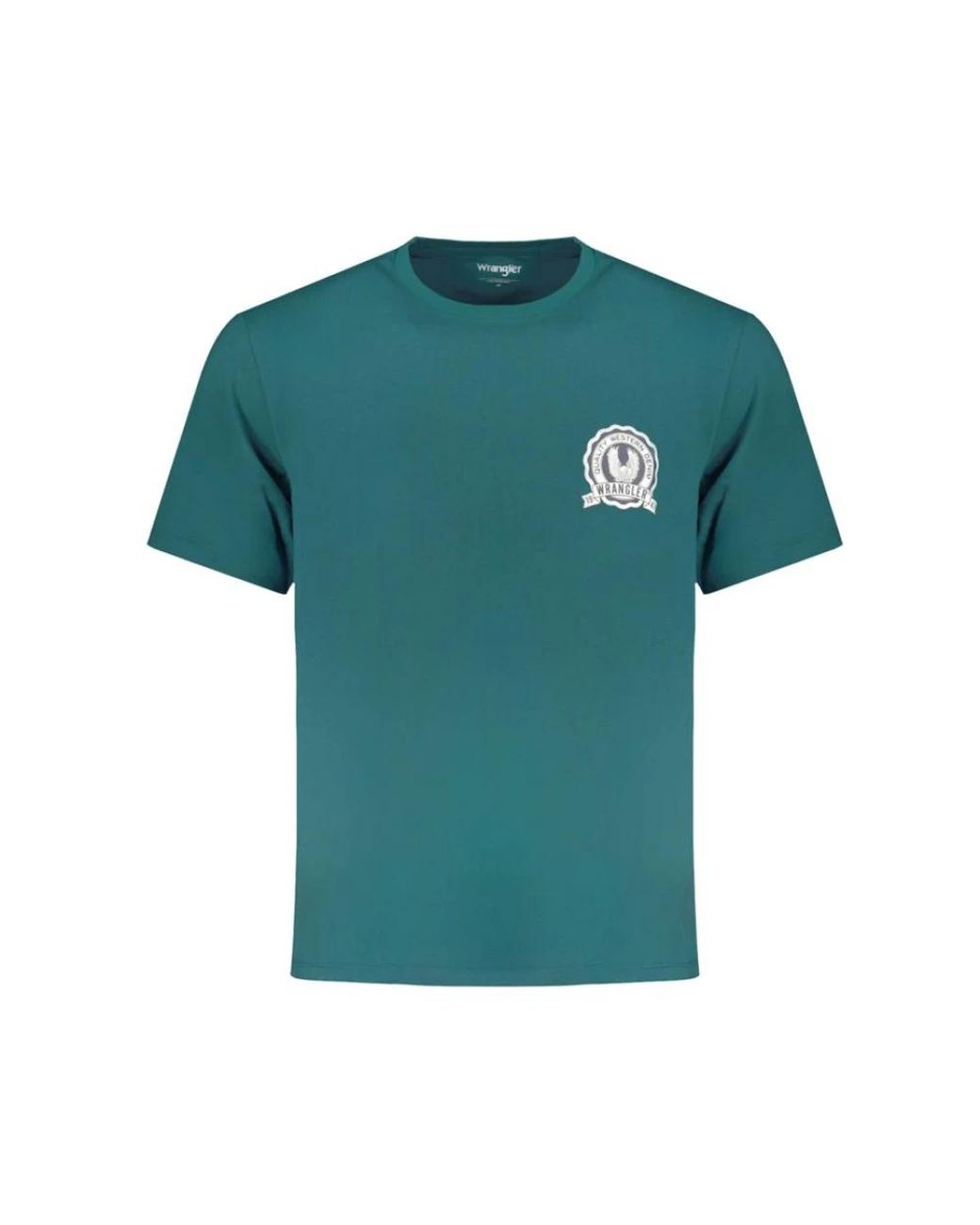 Wrangler Tops ,Groen ,Katoen Groene Grafische Tee Katoenen T-Shirt in het Green voor heren