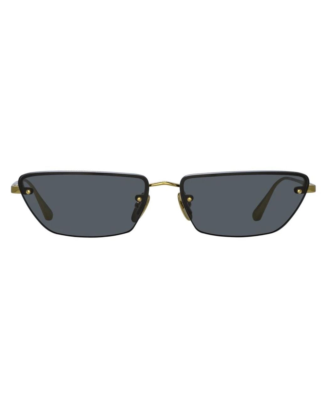 Linda Farrow Yellow Sunglasses