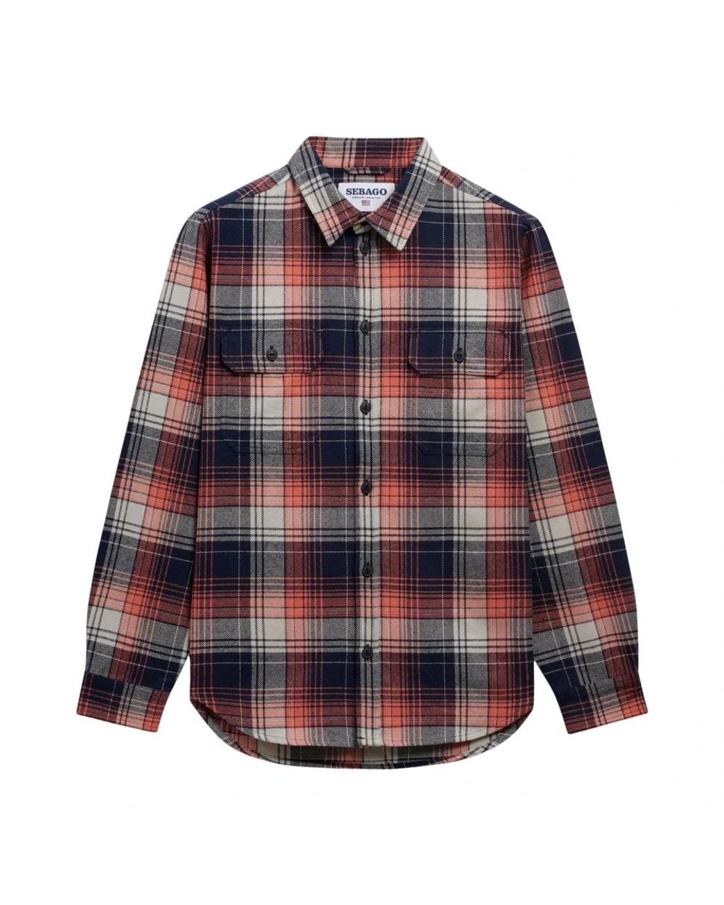 Sebago Jib Overshirt in het Blue voor heren