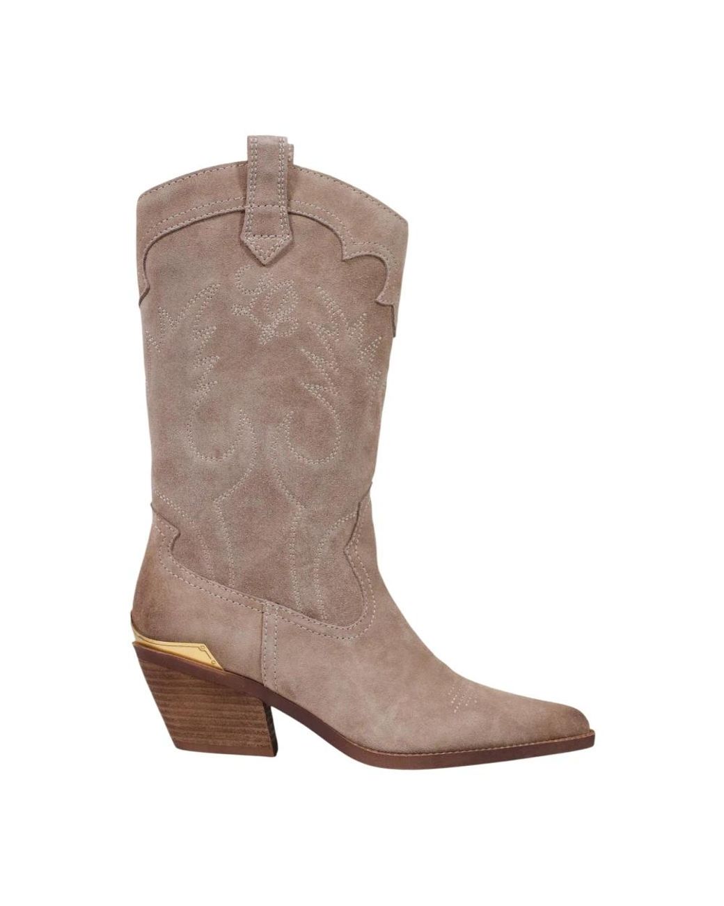 Liu Jo Brown Cowboy & Biker Boots
