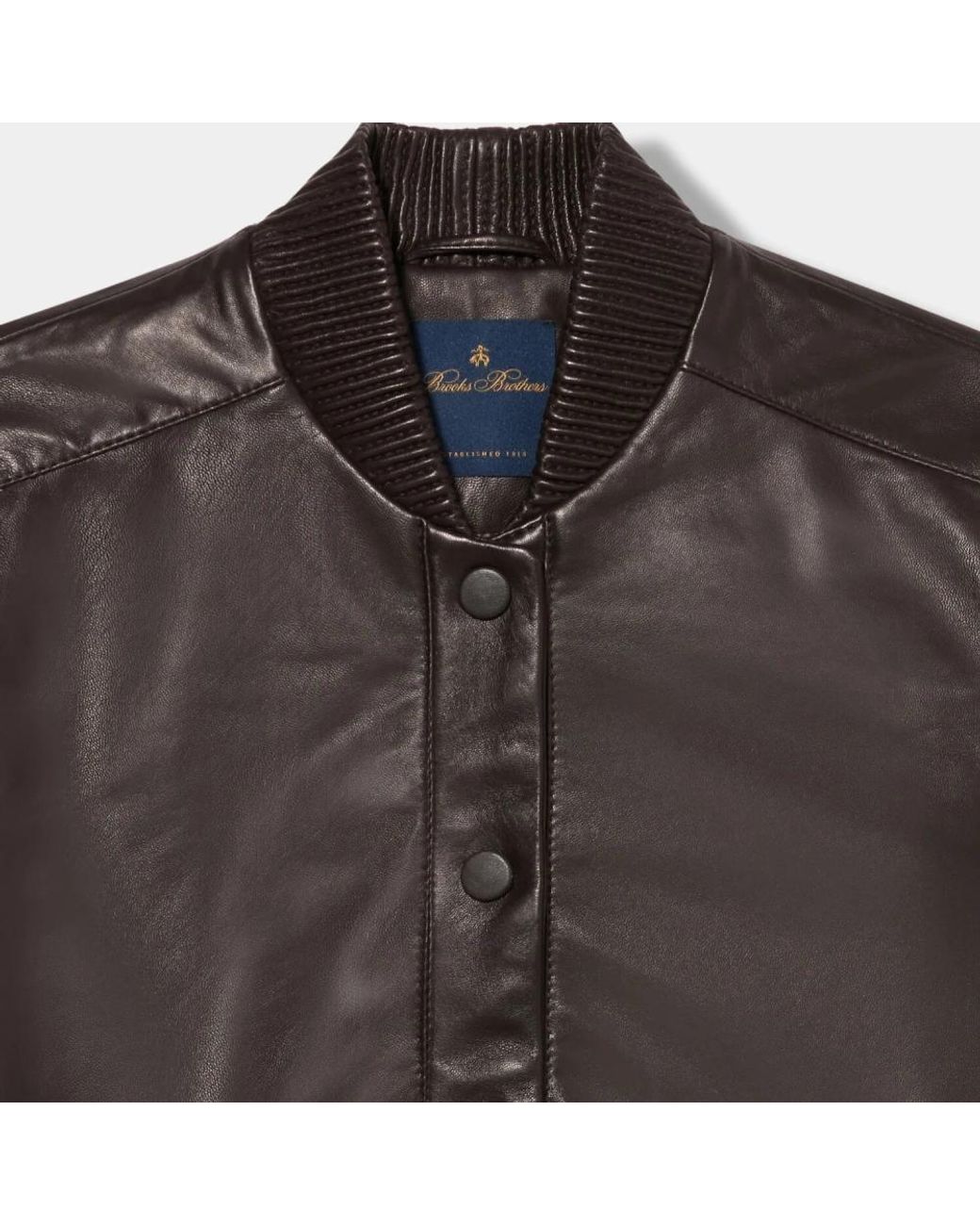 Brooks Brothers Black Leather Jackets