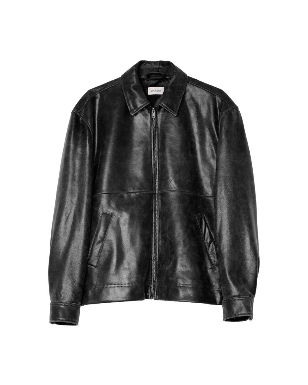 Leather Jackets Soulland pour homme en coloris Black