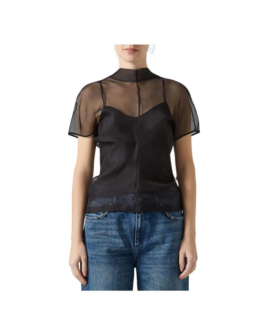 FEDERICA TOSI Black Blouses