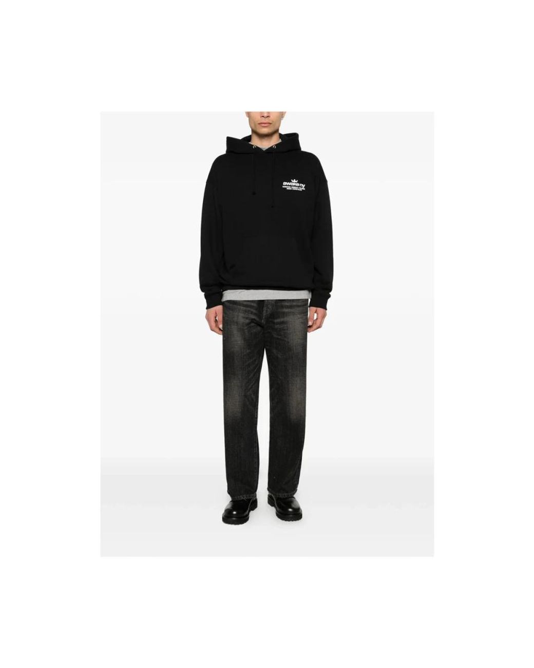 AWAKE NY Black Hoodies for men