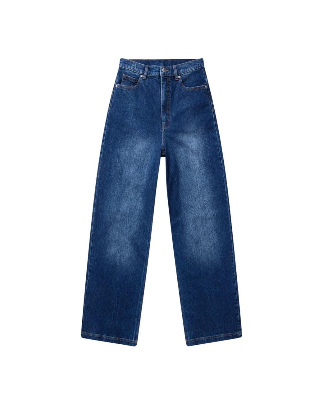Munthe Blue Loose Fit Jeans