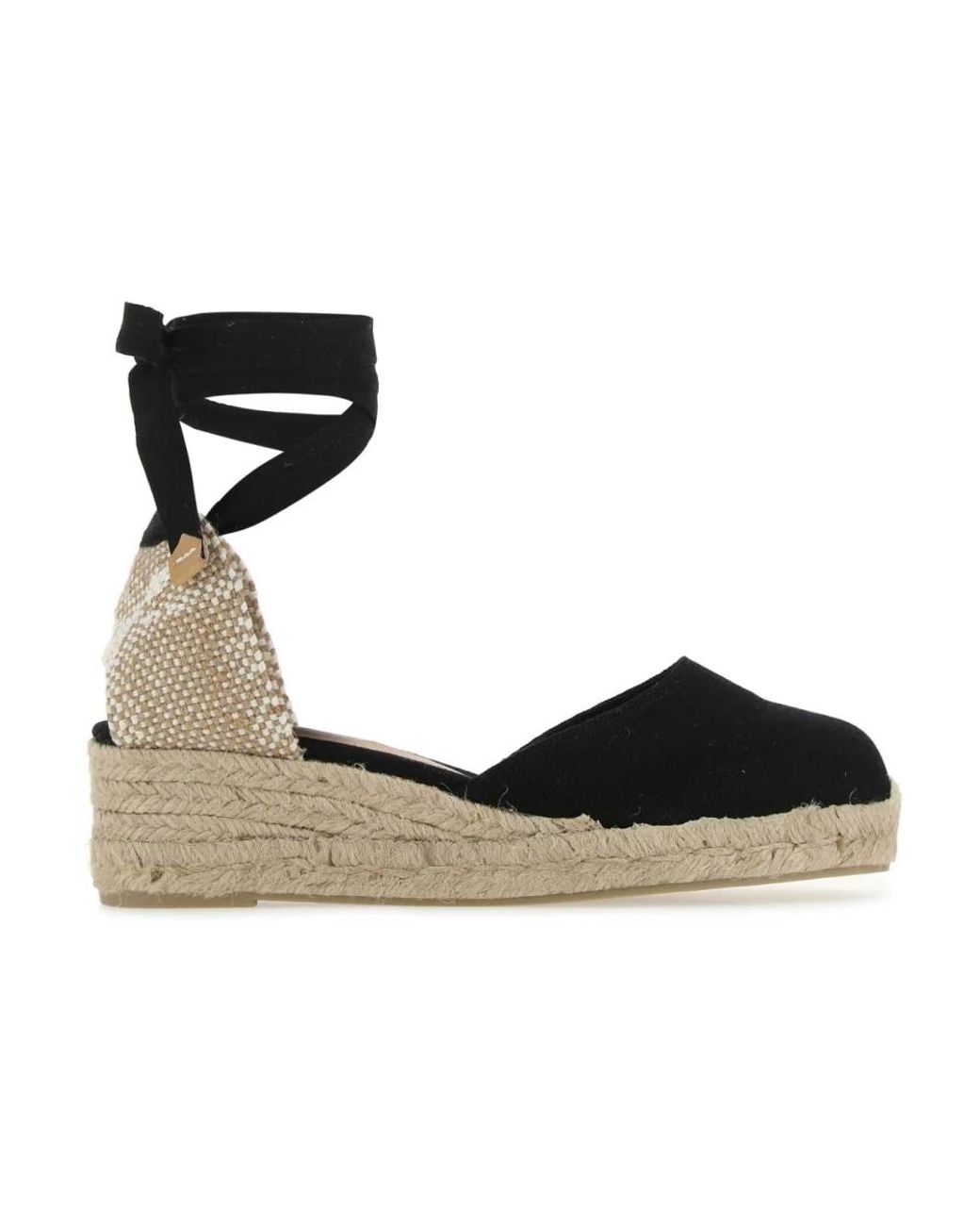 Castaner Black Wedges