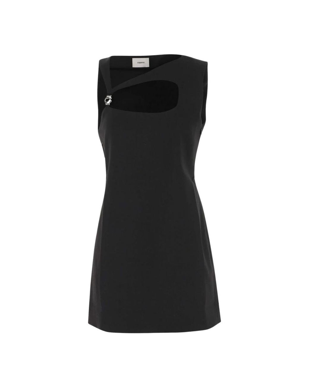 Coperni Kleedjes ,Zwart ,Polyester Zwarte Stijl/Modelnaam Jurk in het Black