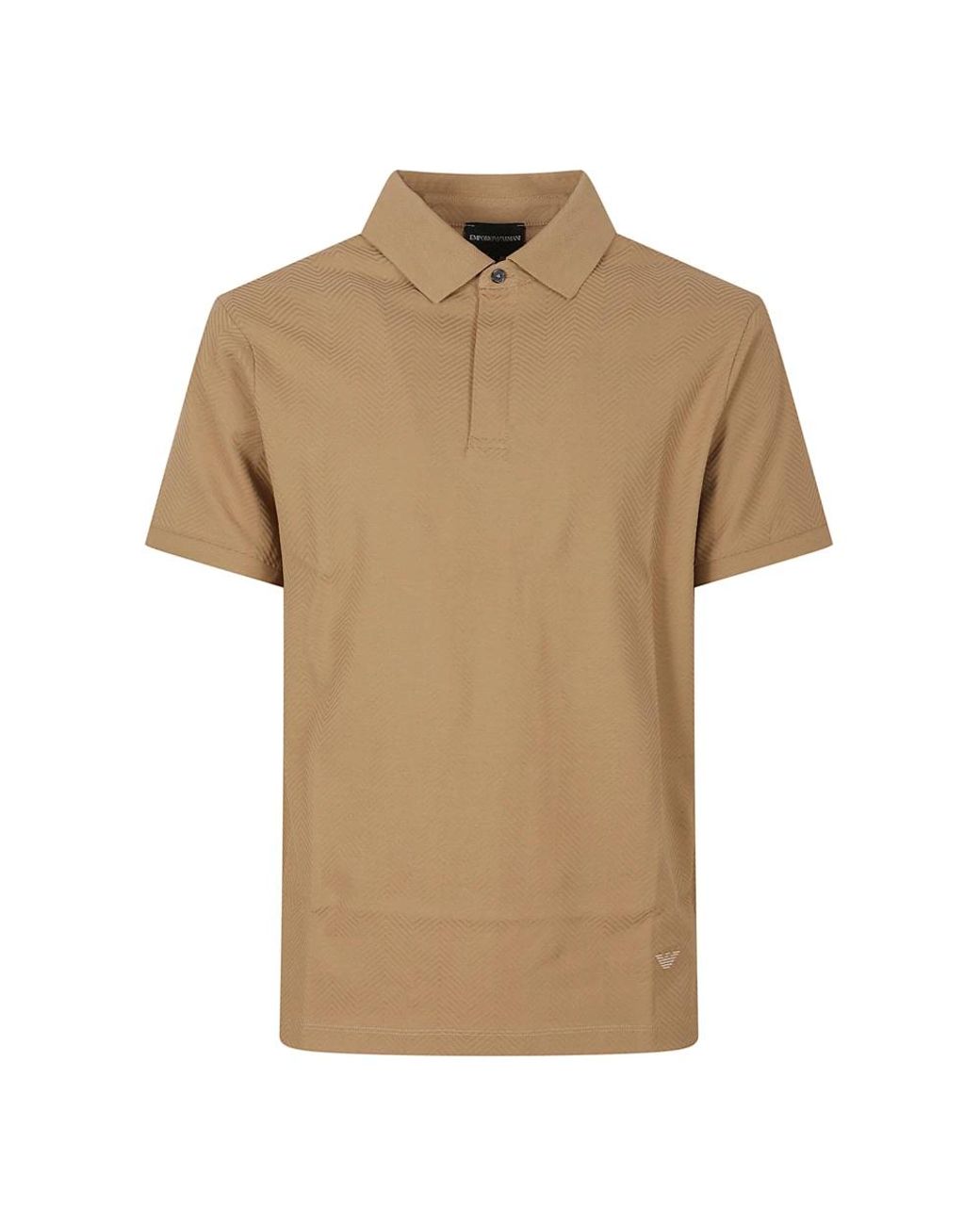 Emporio Armani Natural Polo Shirts for men