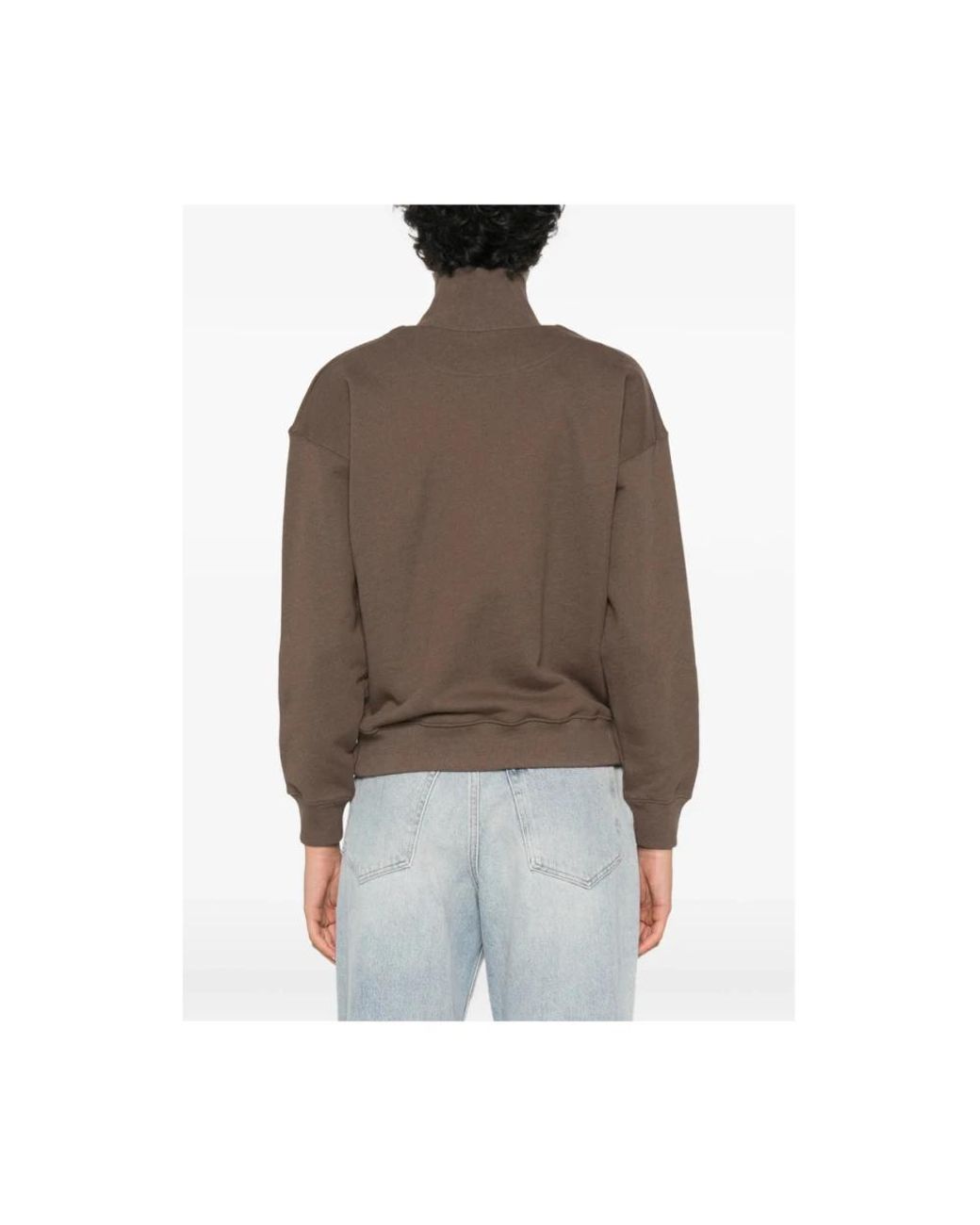 Maison Kitsuné Brown Zip-Throughs