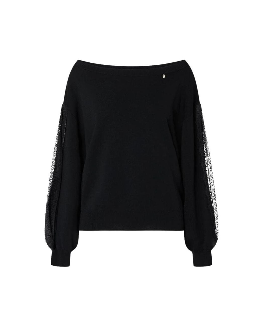 Liu Jo Black Round-Neck Knitwear