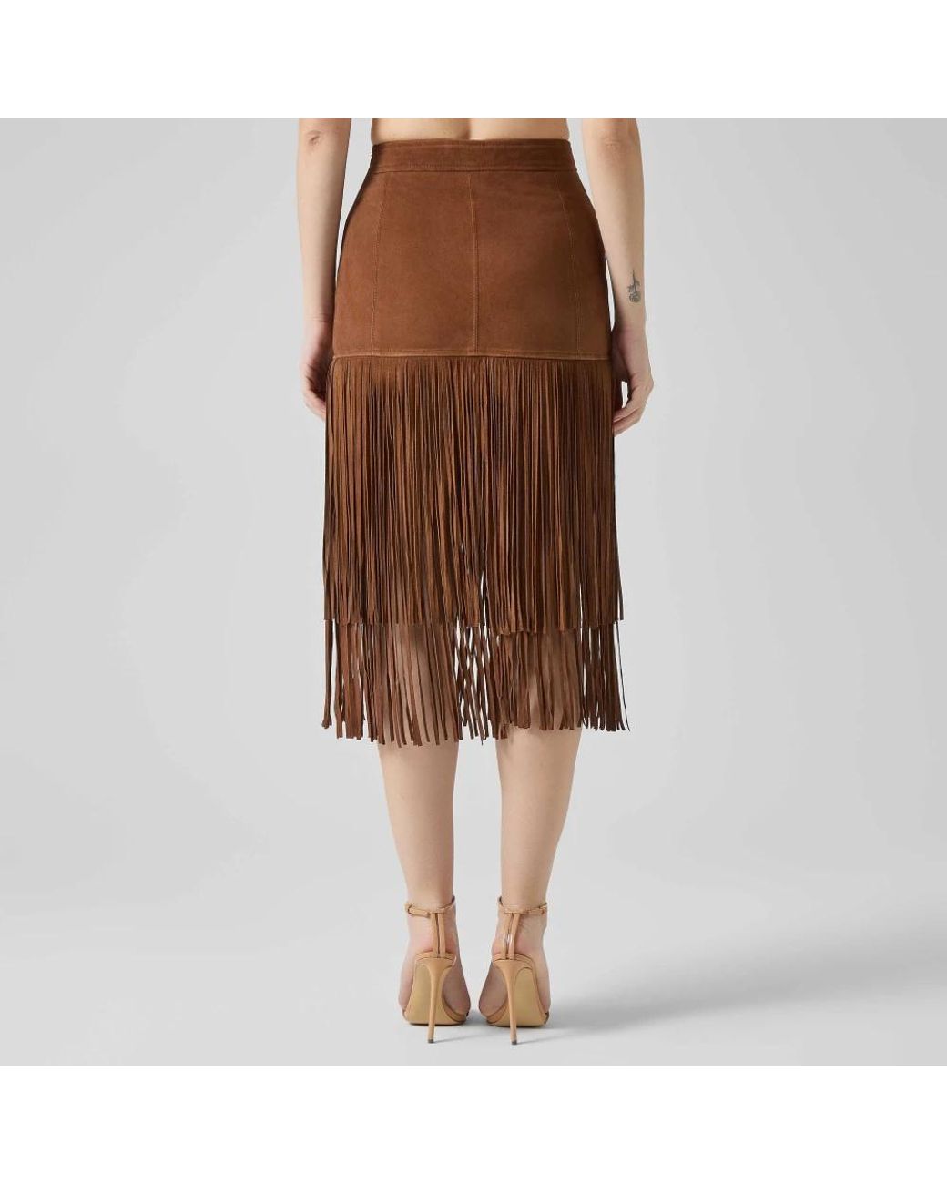 Ermanno Scervino Brown Midi Skirts