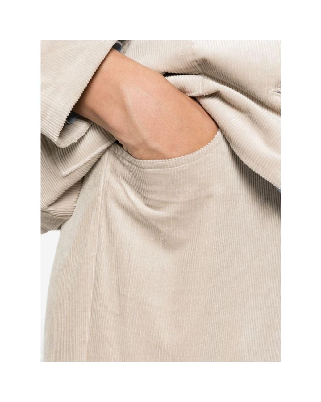 Yerse Natural Straight Trousers