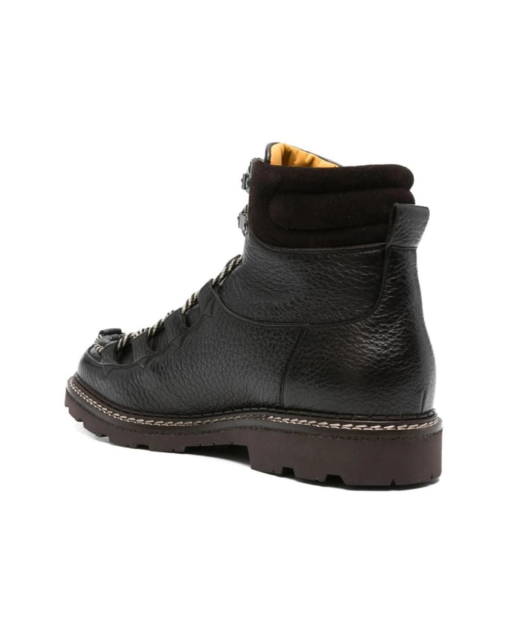 Doucal's Black Lace-Up Boots for men