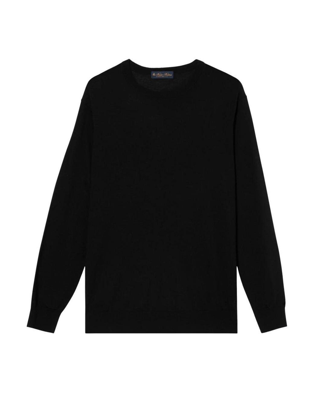 Brooks Brothers Black Round-Neck Knitwear for men