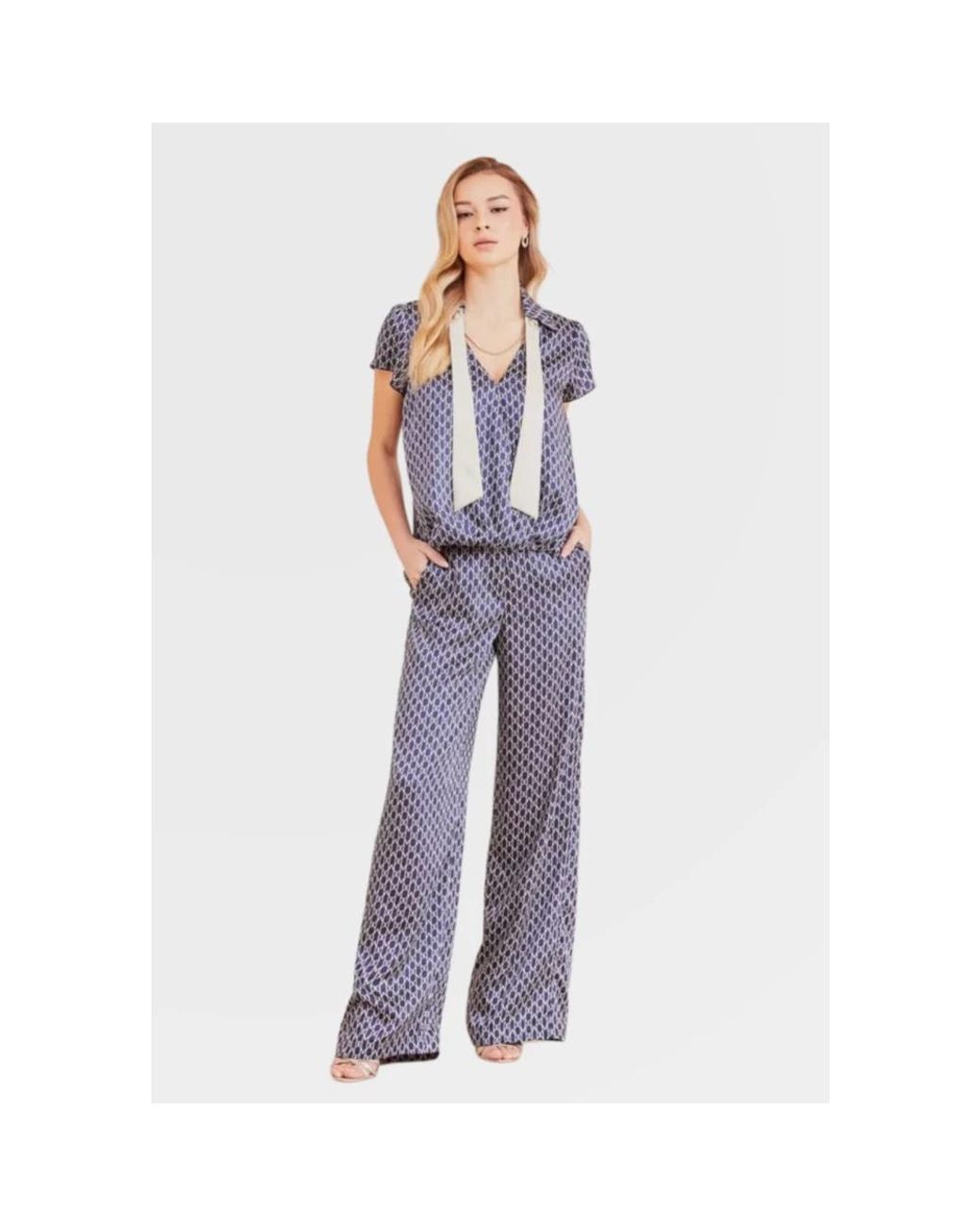 Guess Purple Wide Trousers