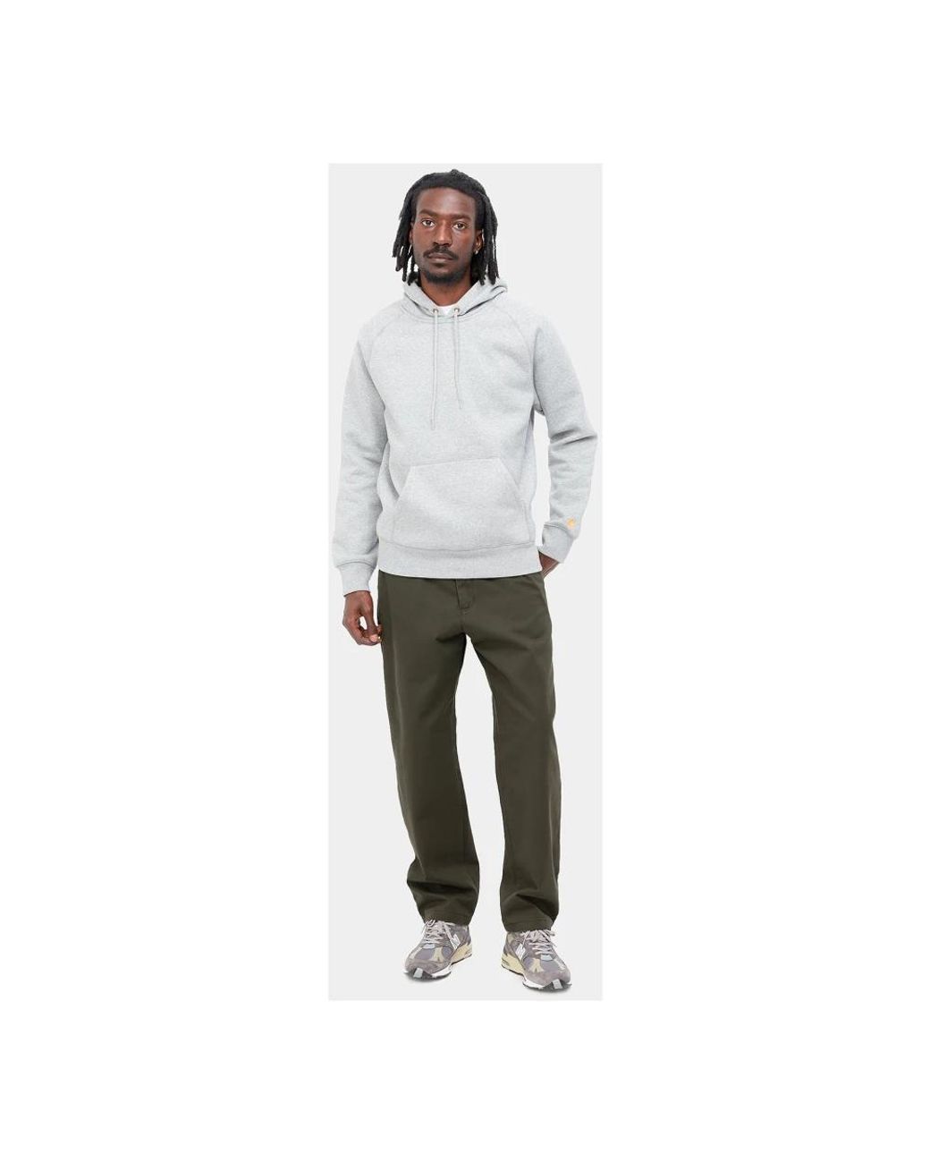 Carhartt Green Straight Trousers for men