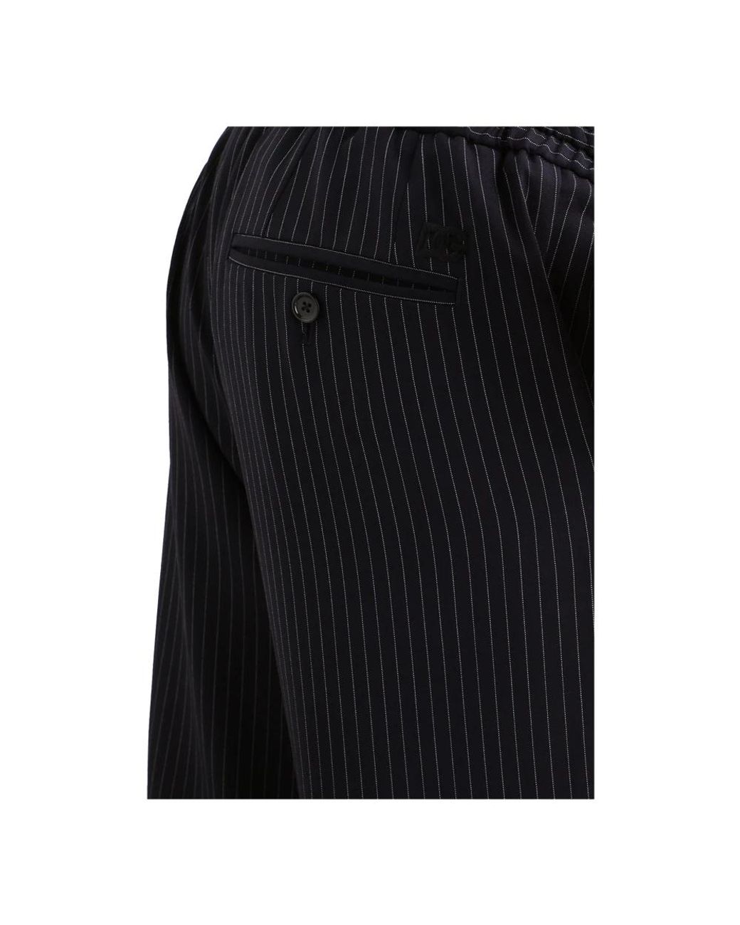 Dolce & Gabbana Black Slim-Fit Trousers for men