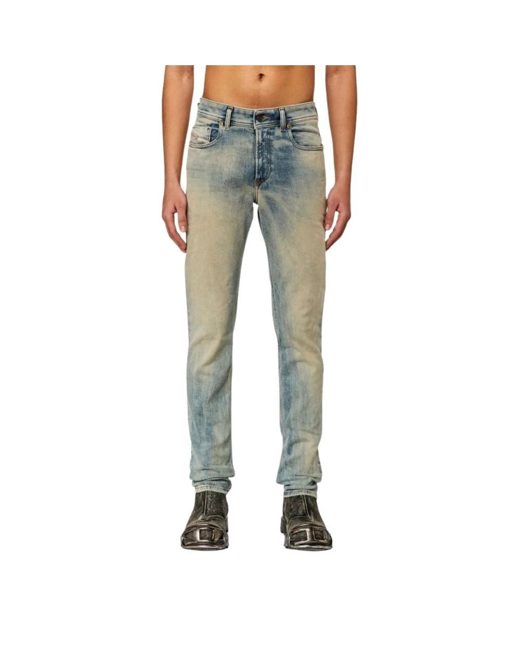 DIESEL Blue Slim Fit Jeans for men
