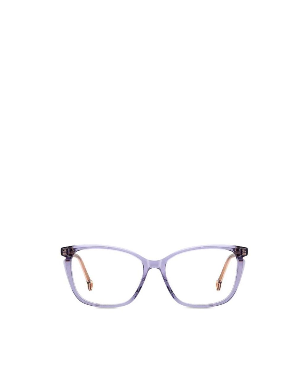 Carolina Herrera White Glasses