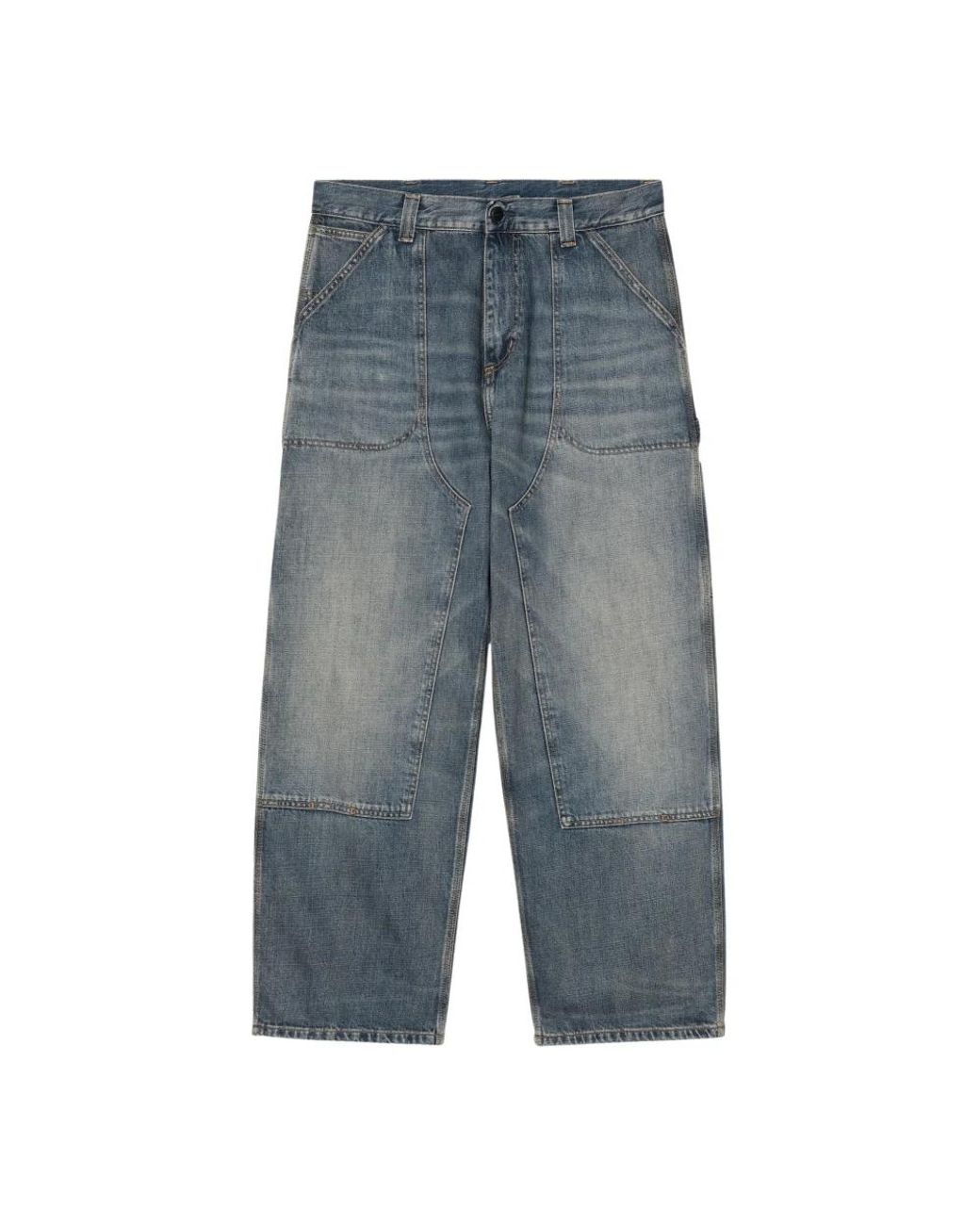 Carhartt Blue Loose Fit Jeans for men