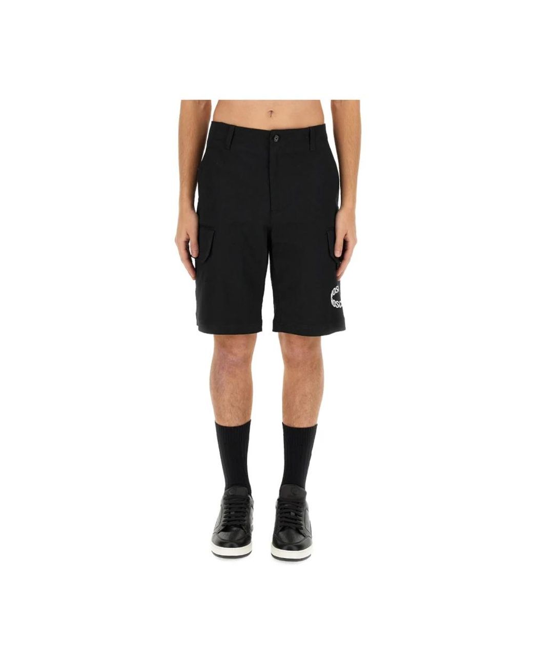 Moschino Black Casual Shorts for men