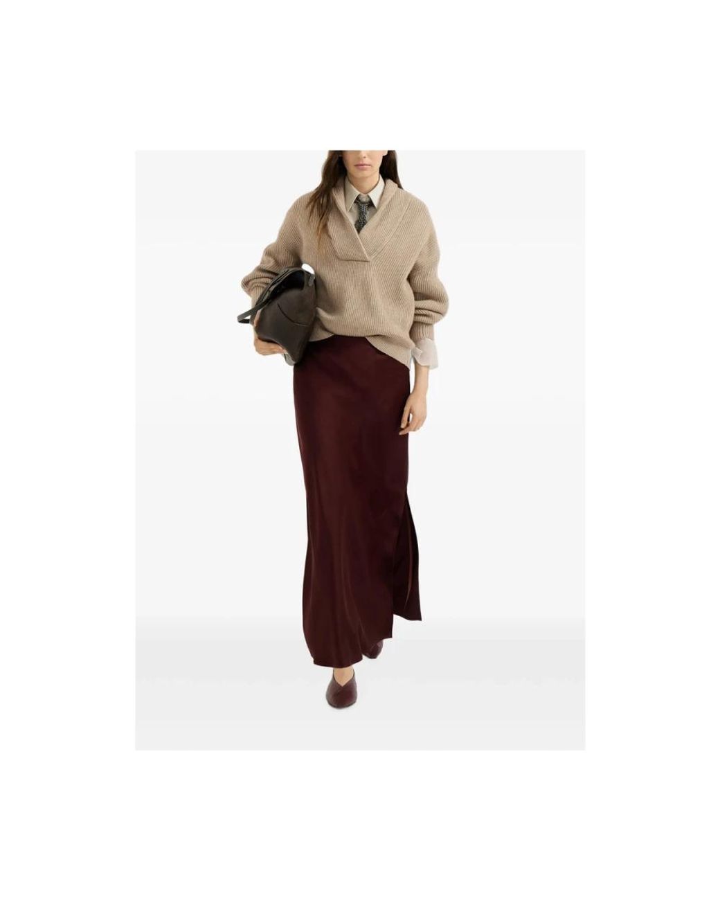 Brunello Cucinelli Natural Cashmere Knitwear
