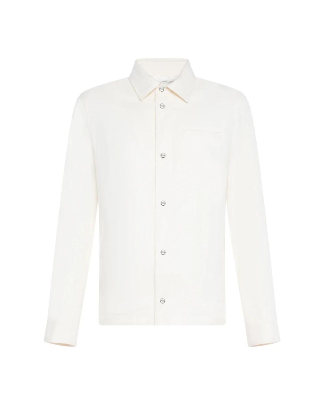 Herno Silk And Cashmere Jacket in het White voor heren