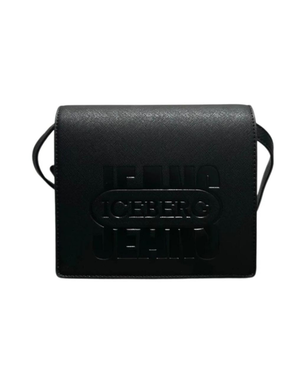 Iceberg Black Cross Body Bags