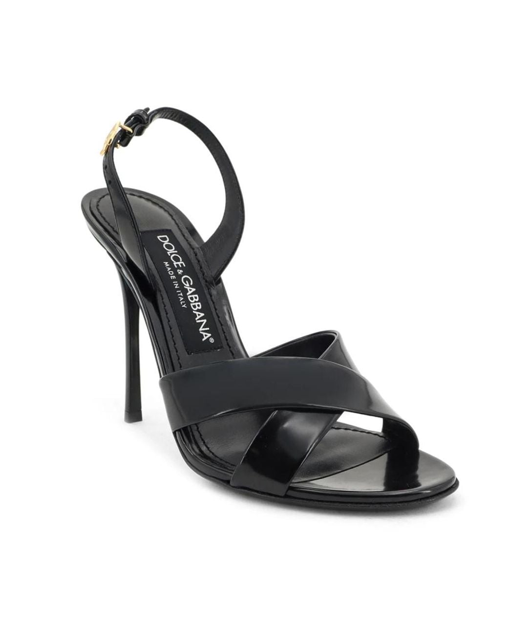 Dolce & Gabbana Black High Heel Sandals