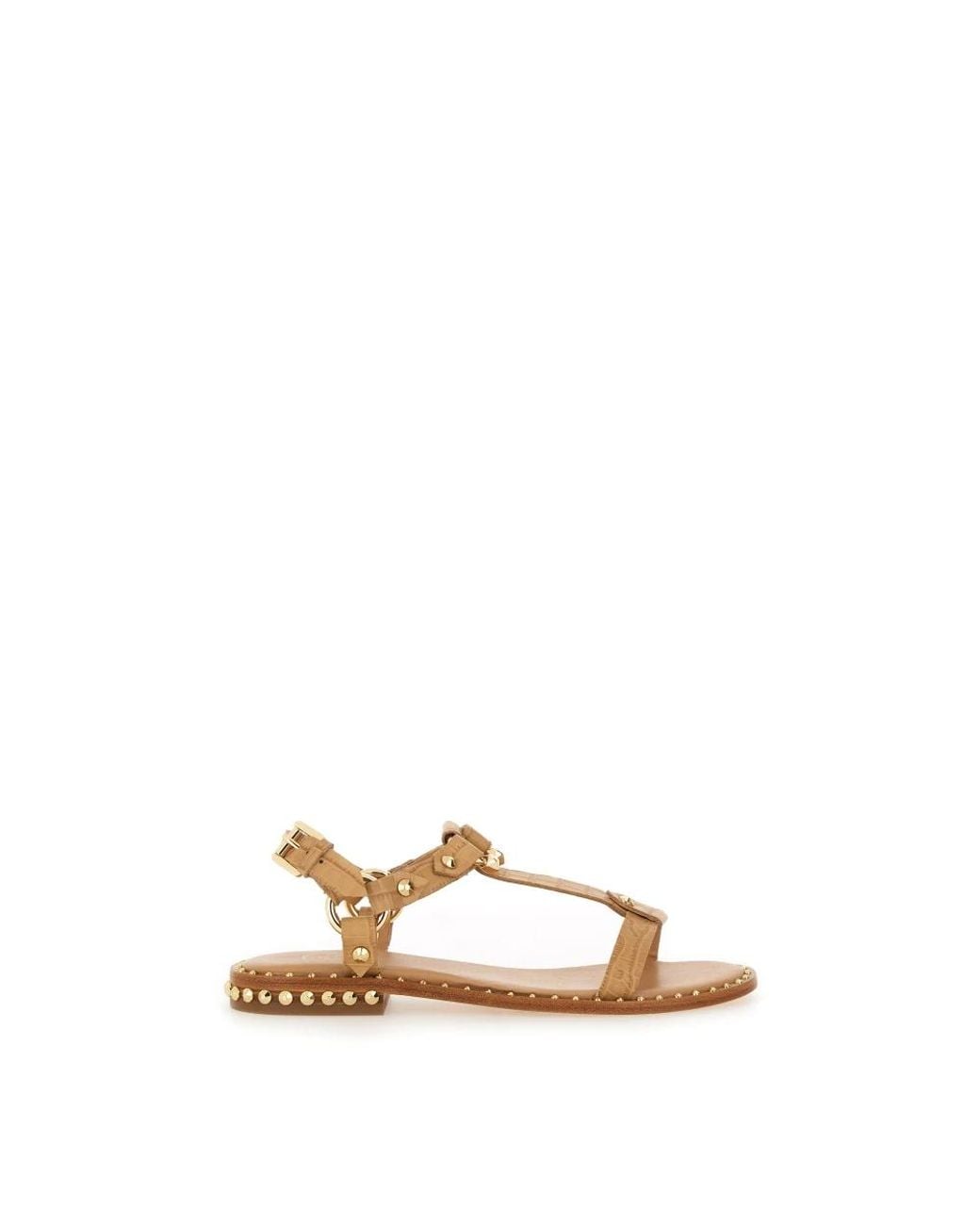 Flat Sandals Ash en coloris Natural