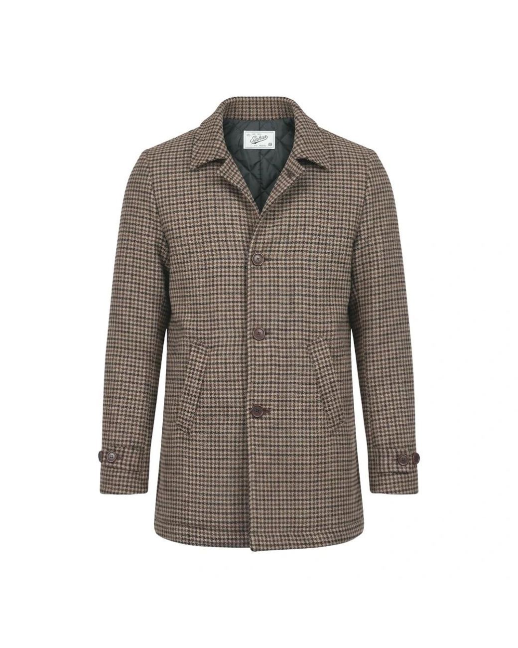 Bl'ker Brown Single-Breasted Coats for men