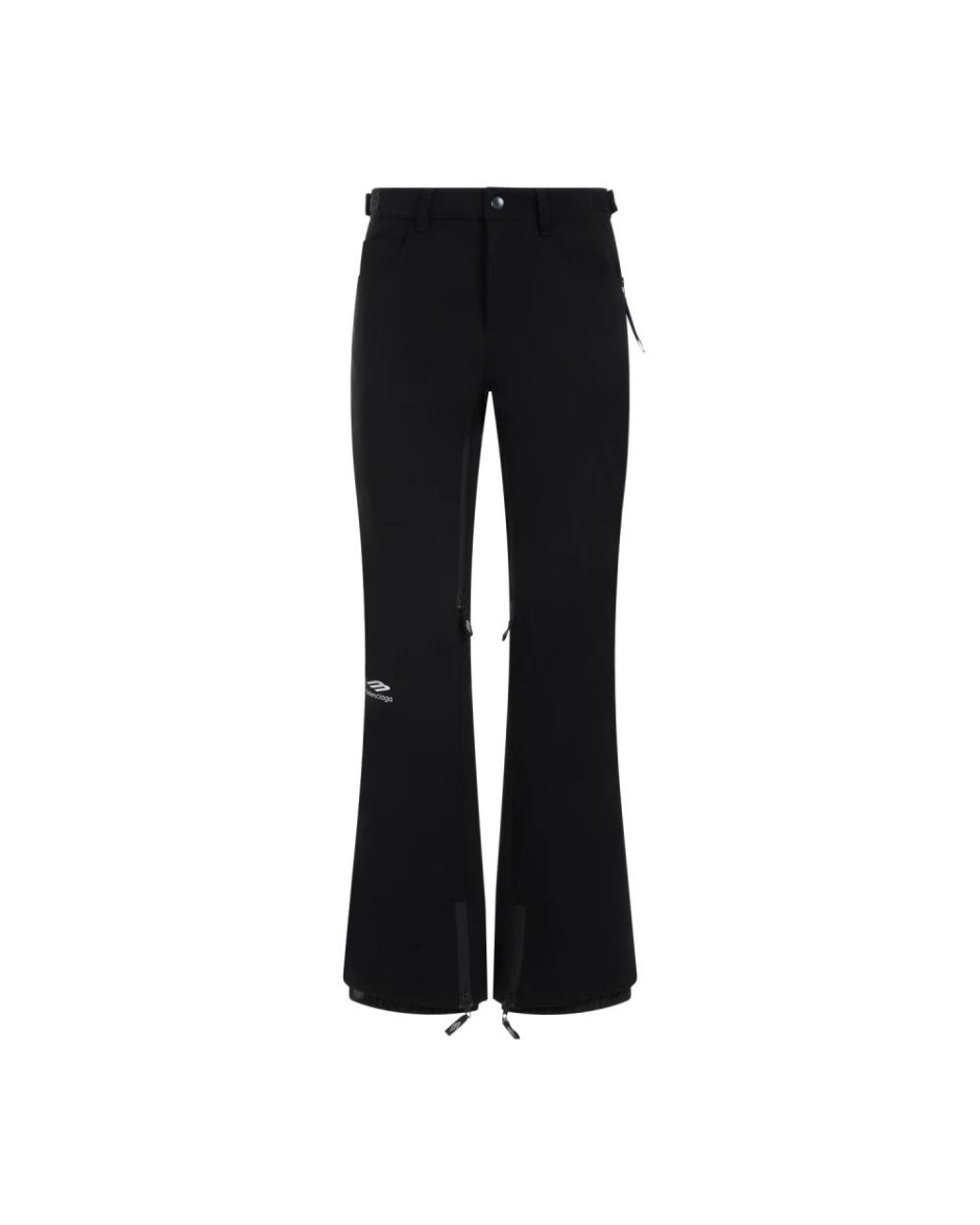 Balenciaga Black Sleek Polyamide Spring Summer Ski Pants For
