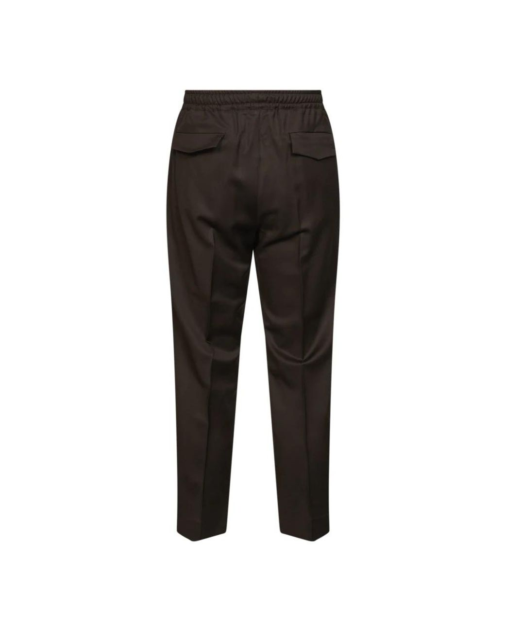 D4.0 Black Slim-Fit Trousers for men