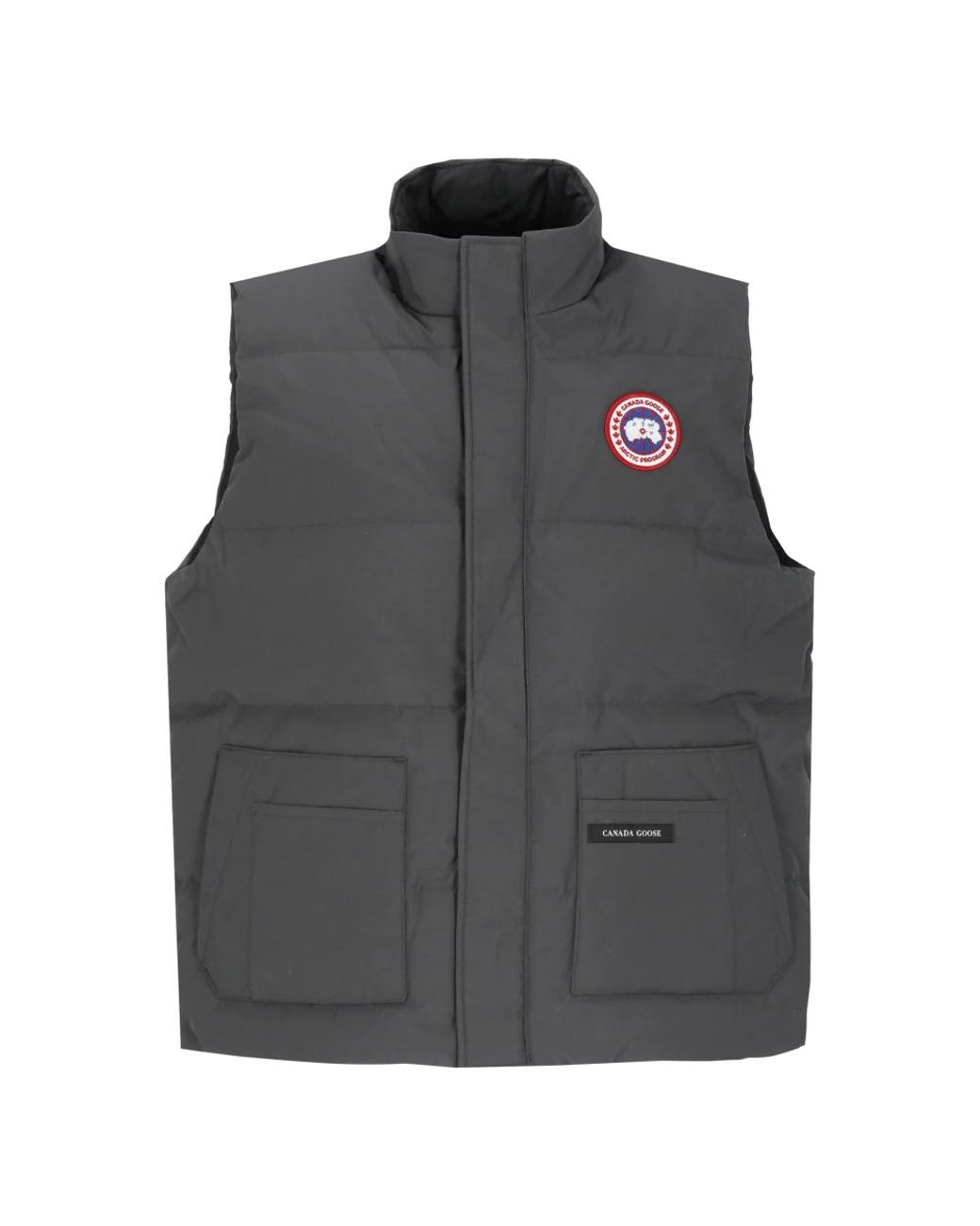 Canada Goose Gray Waistcoats for men