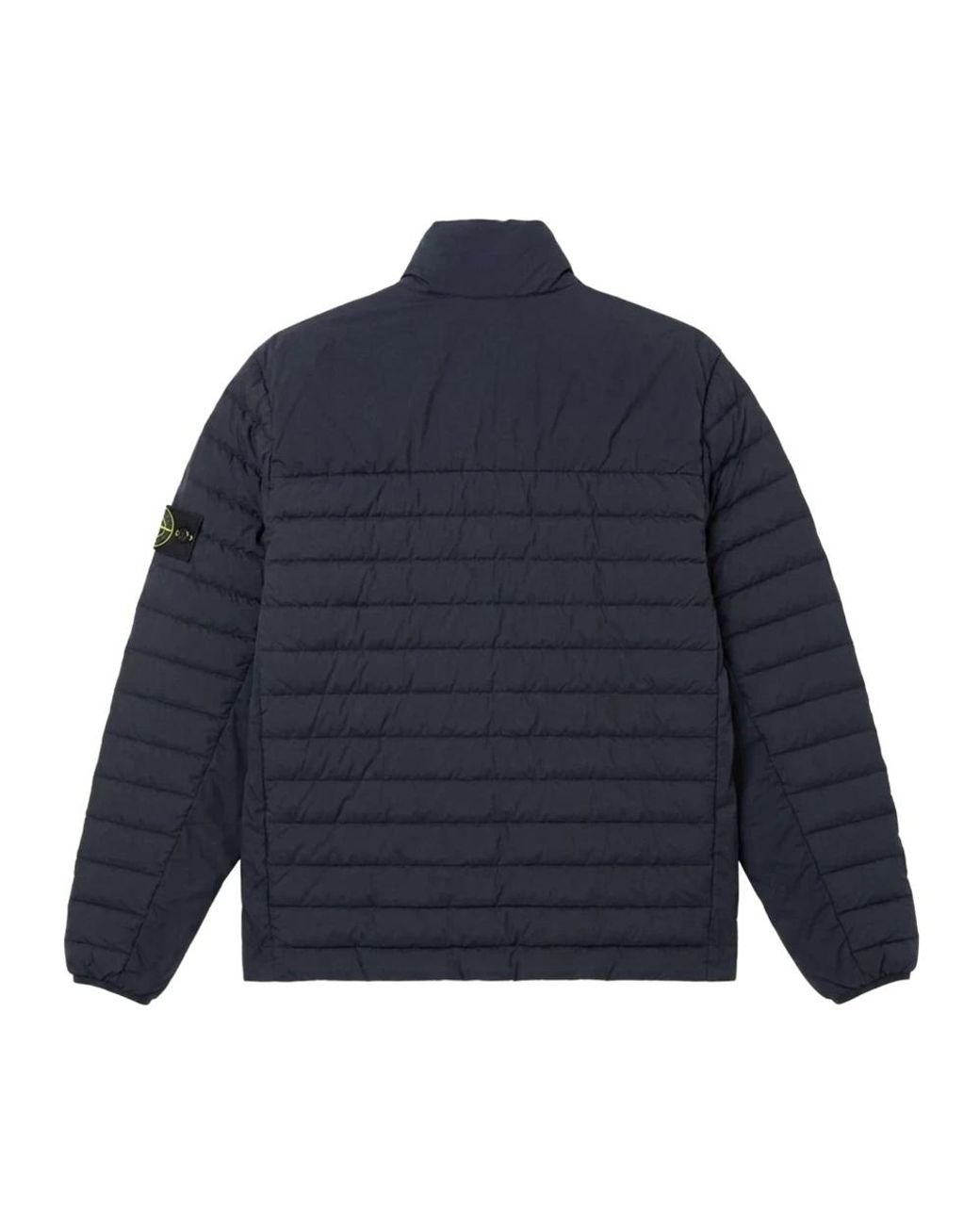 Stone Island Blue Down Jackets for men