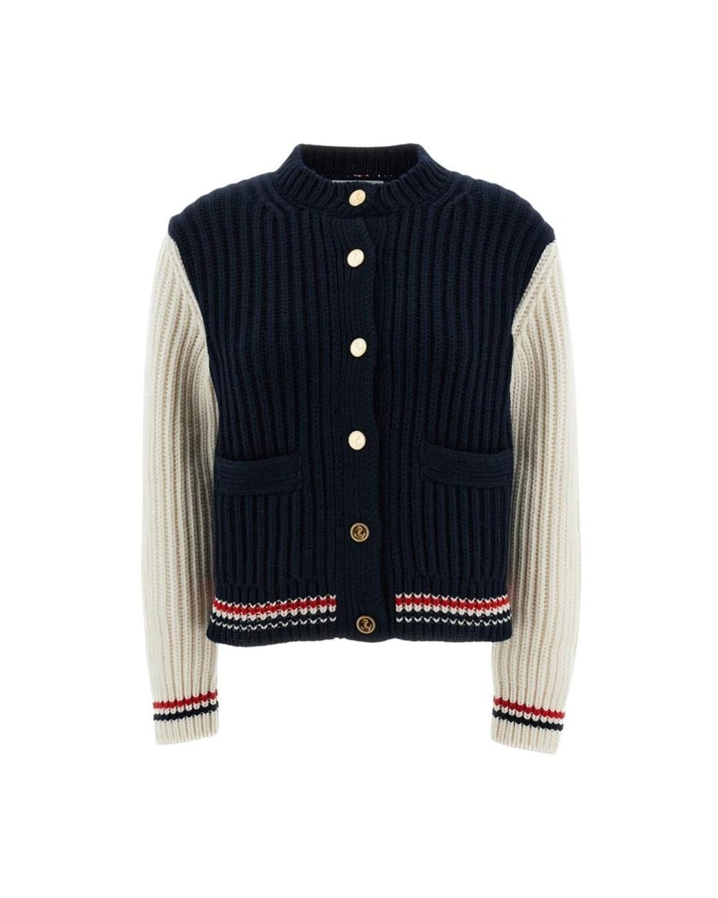 Cardigans di Thom Browne in Blue