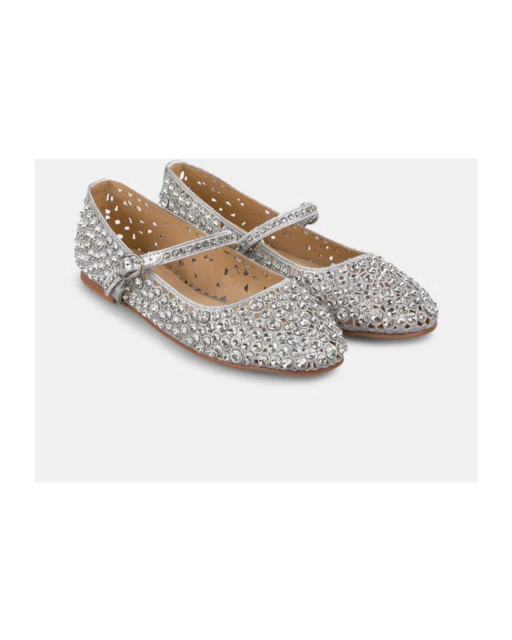 Alma En Pena. Gray Ballerina Shoes