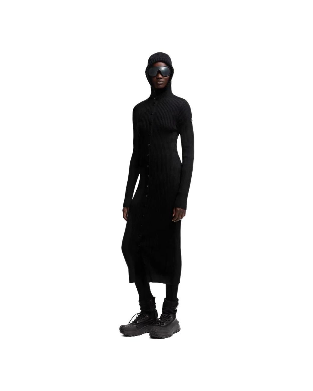 Moncler Black Midi Dresses