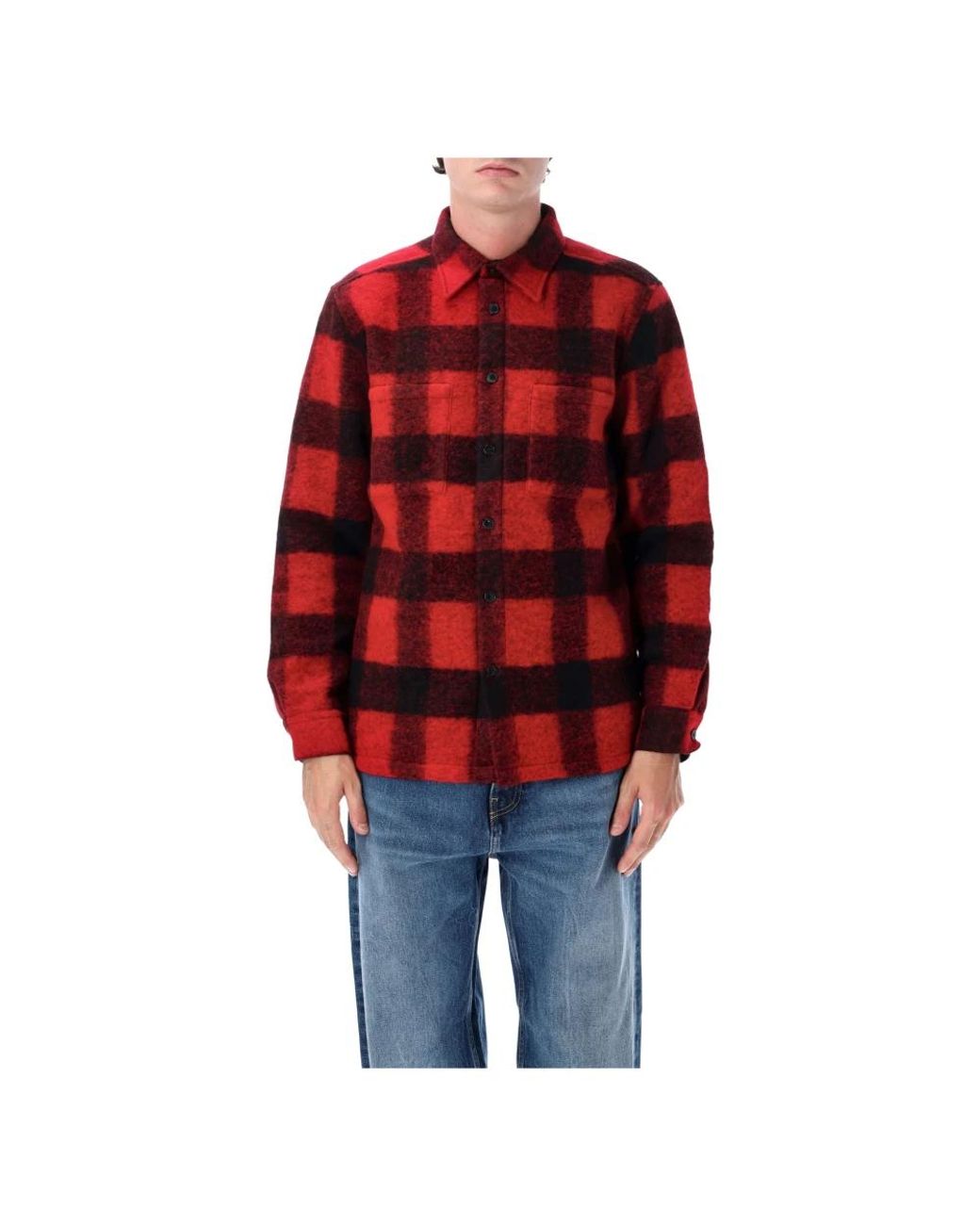 Portuguese Flannel Red Casual Shirts for men