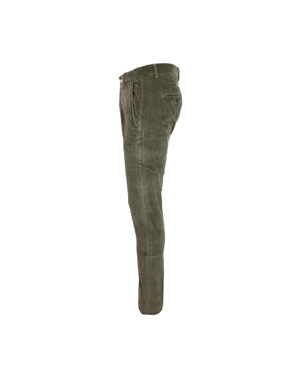 Hand Picked Green Slim-Fit Trousers for men