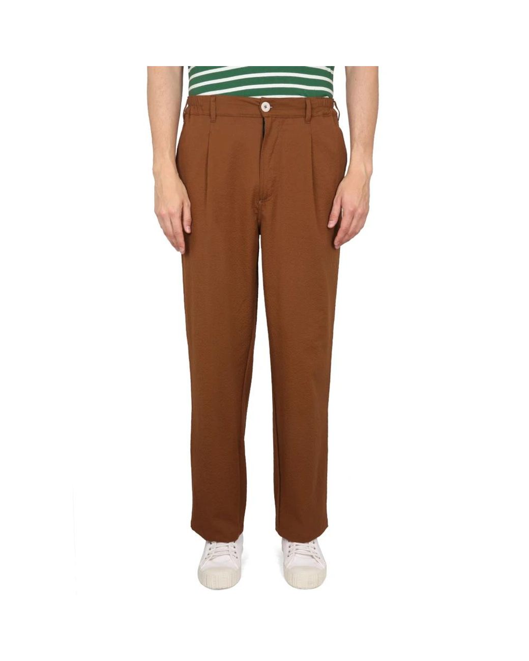 Howlin' By Morrison Brown Straight Trousers for men