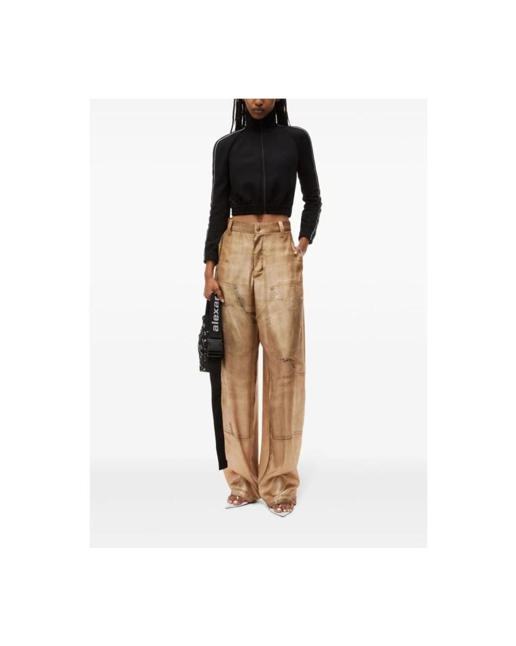 Alexander Wang Black Zip-Throughs