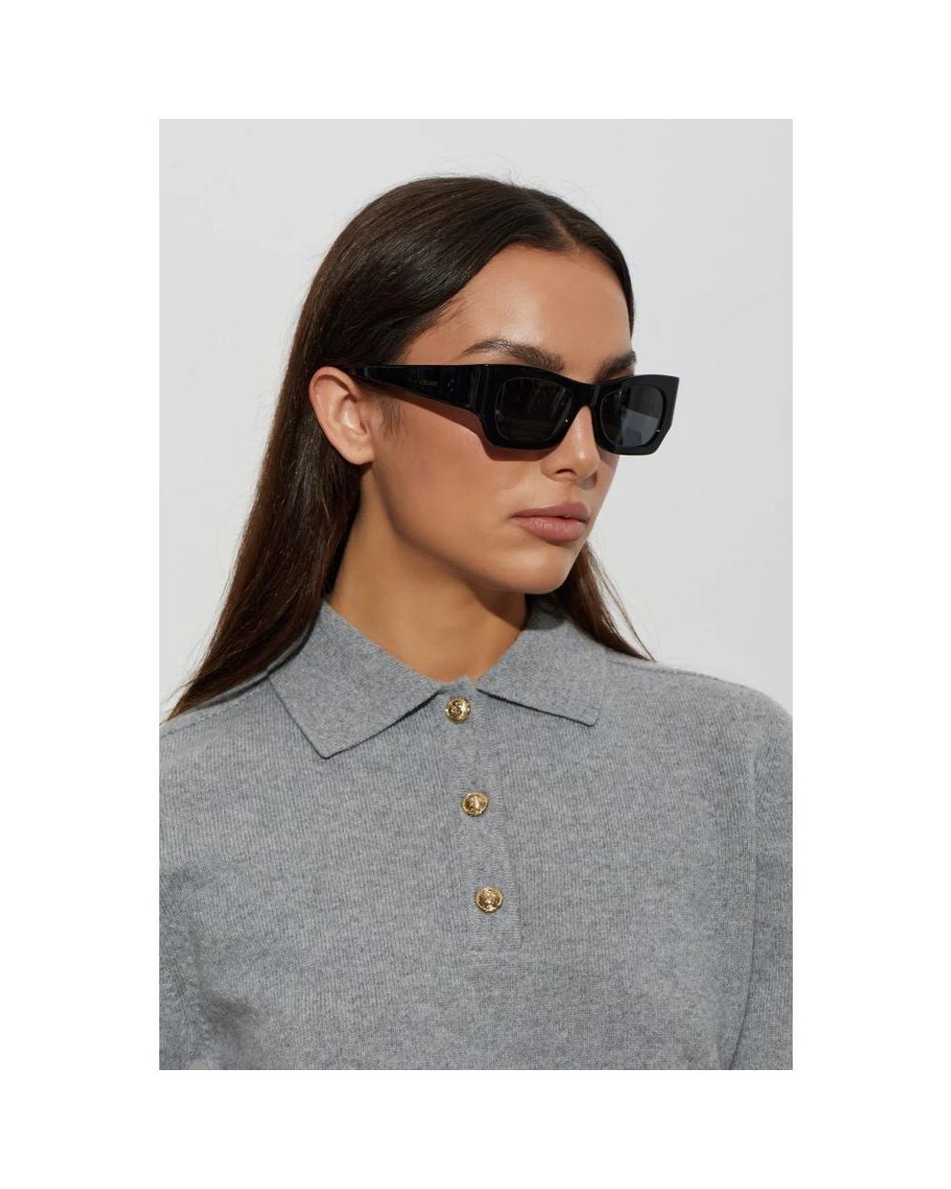 Sunglasses Céline de color Black