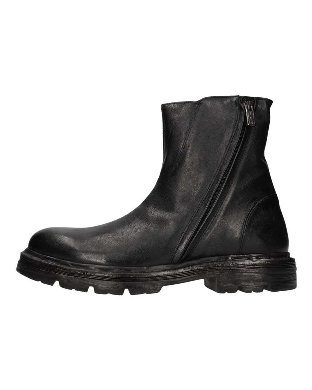 Hundred 100 Black Ankle Boots for men