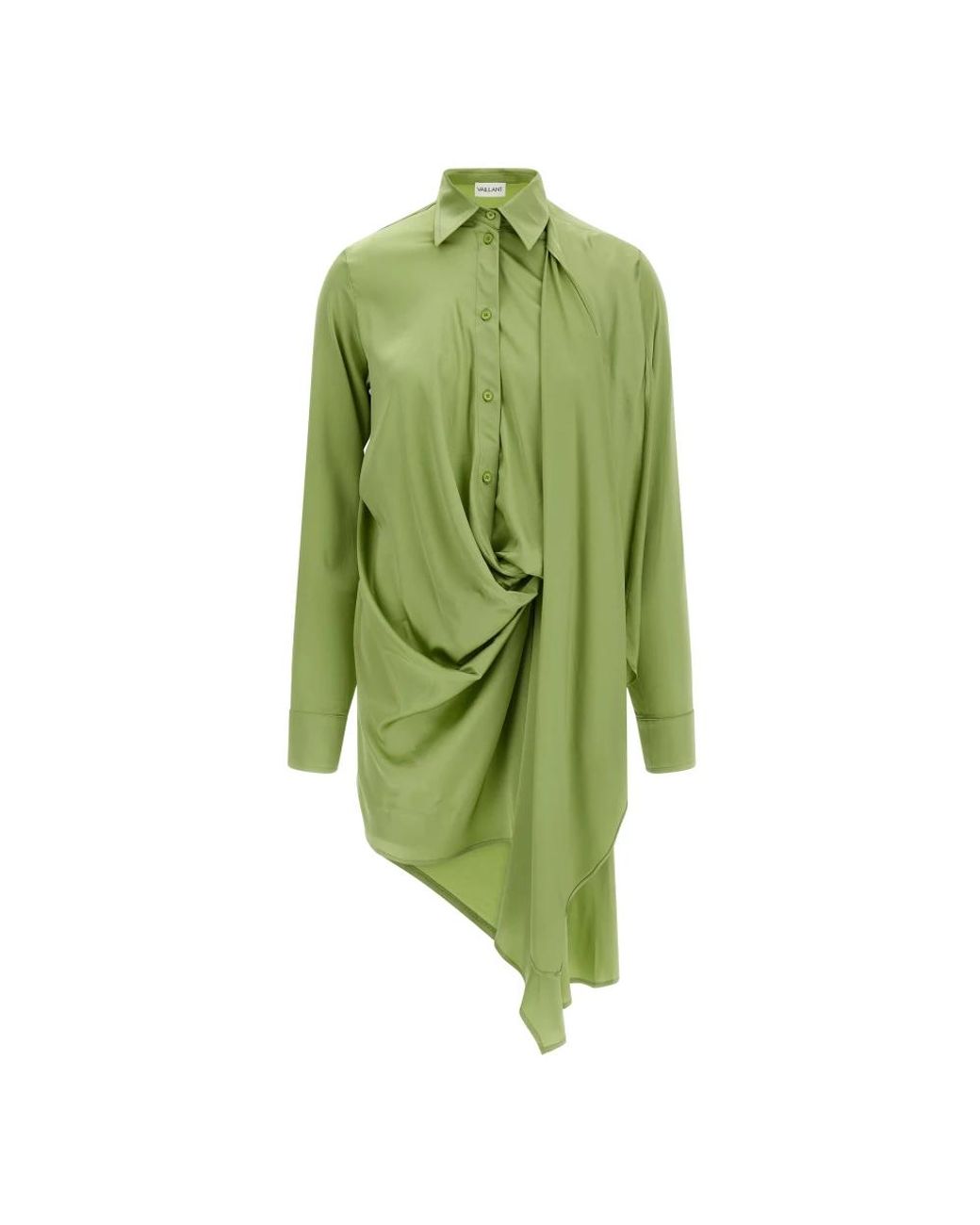Vaillant Green Shirt Dresses