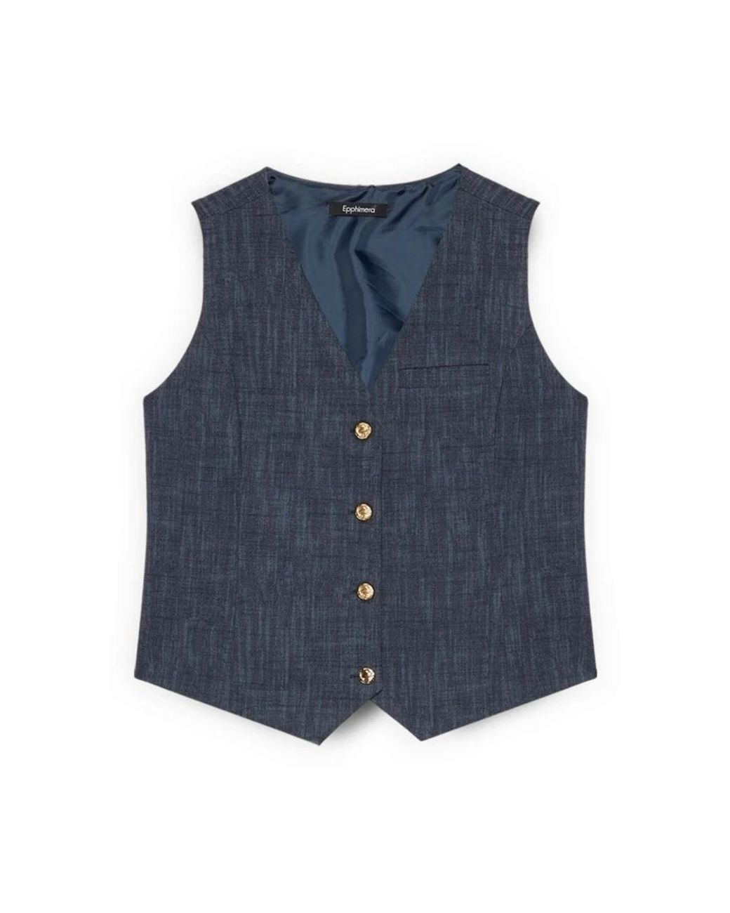 FIORELLA RUBINO Suit Vests in het Blue