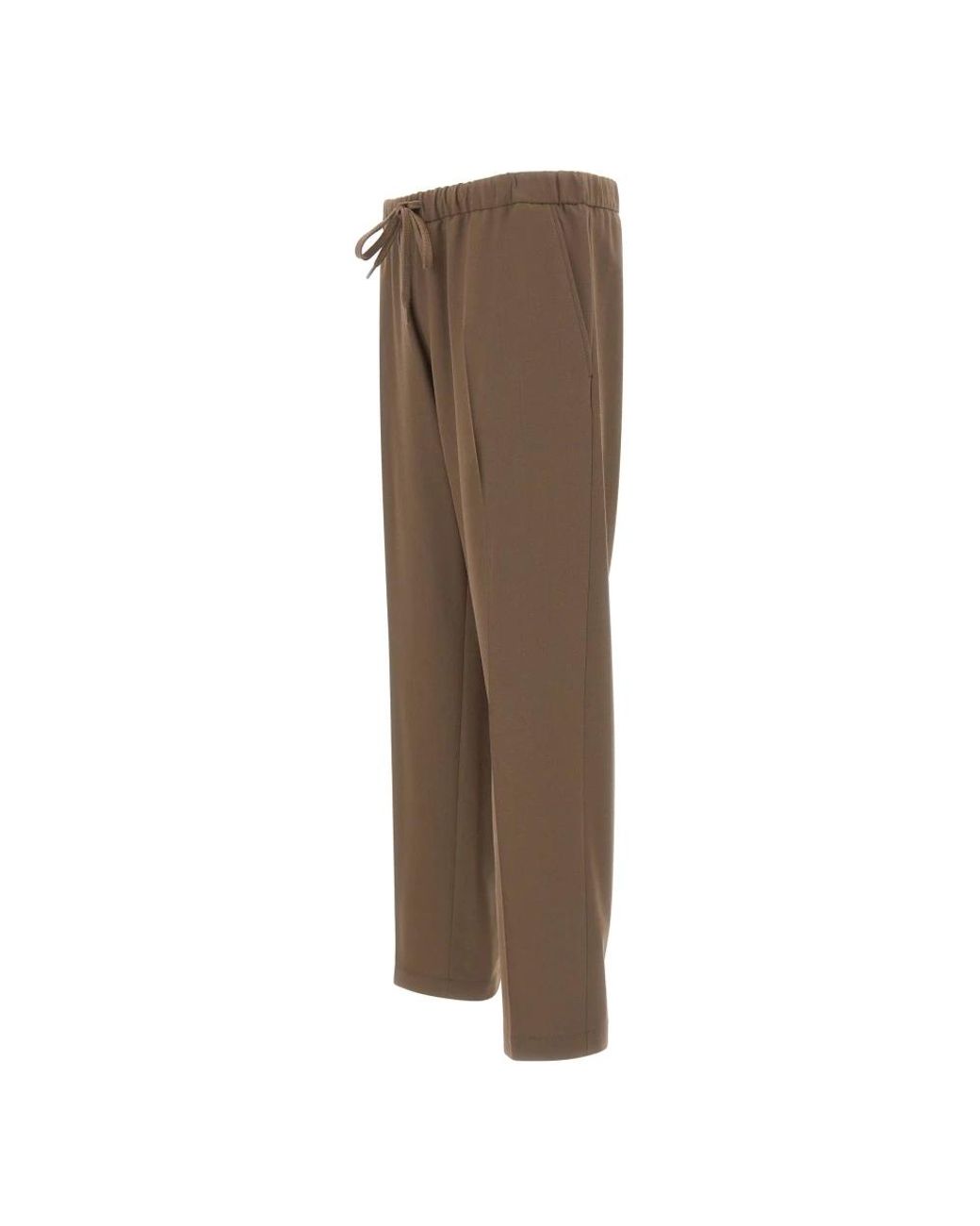 MM6 by Maison Margiela Brown Straight Trousers for men